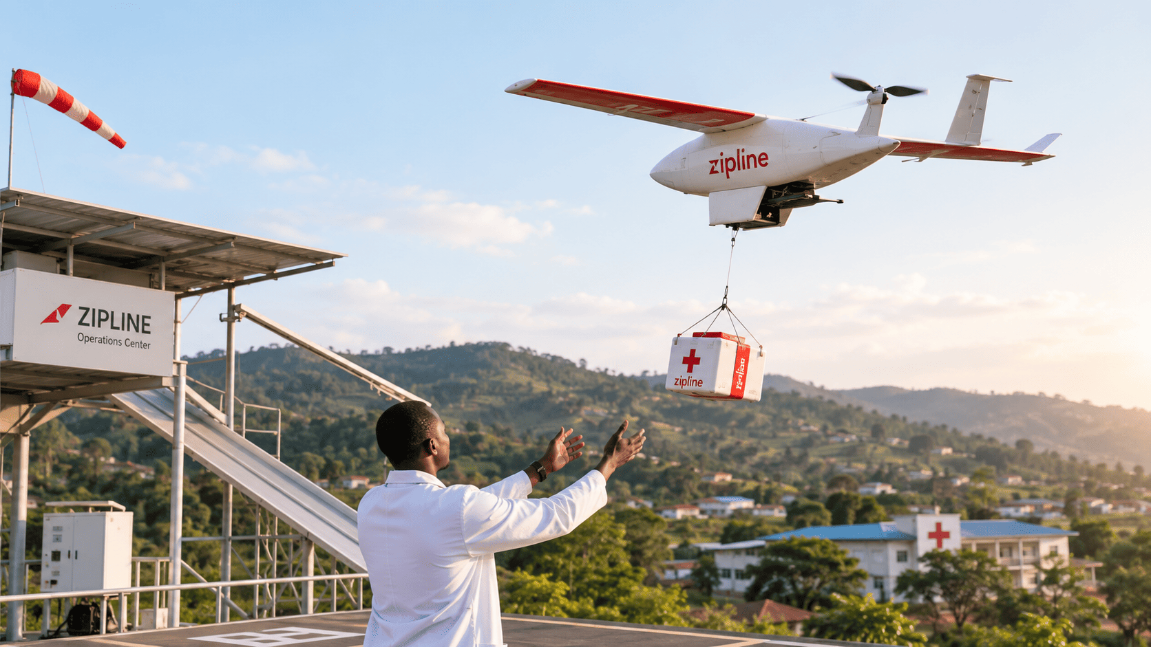 Rwanda : les drones Zipline livrent l'essentiel en 15 minutes
